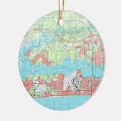 ビロシ・ミシシッピの地図（1992年） セラミックオーナメント (左)