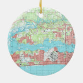 ビロシ・ミシシッピの地図（1992年） セラミックオーナメント (裏面)