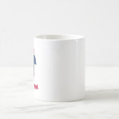 ビロシ・ミシシッピハート国旗 コーヒーマグカップ (中央)