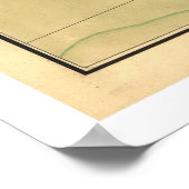 ビロシ・ミシシッピー要塞の地図1721 ポスター (角)