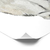 ビロードおもしろいウサギ フォトプリント            (角)