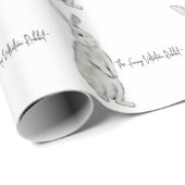 ビロードおもしろいウサギ ラッピングペーパー (ロールコーナー)