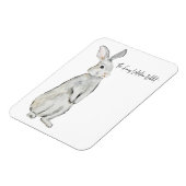 ビロードおもしろいラビットカード マグネット (左側)