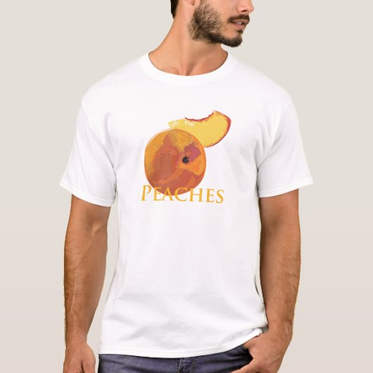 ビロードのようなモモ Tシャツ (正面)
