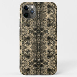 ビロードのアスペクトでイメージをミラーリング、クラシックベージュ iPhone 11 PRO MAXケース