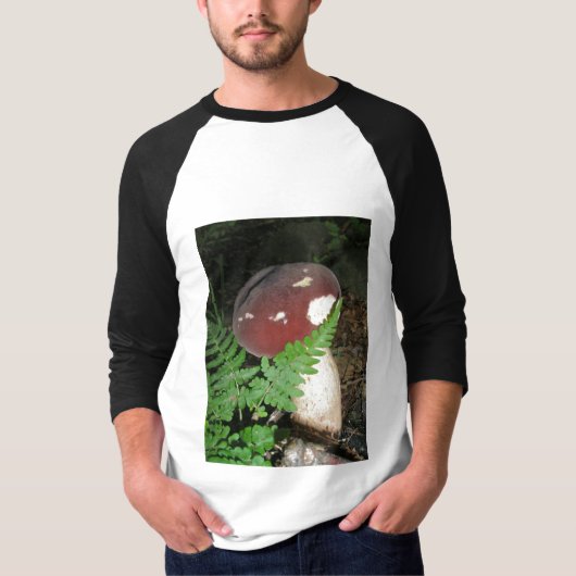 ビロードのキノコTシャツ Tシャツ (正面)