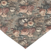 ビロードのクラッシュ – ゴシックビクトリアンデザイン ショートテーブルランナー (コーナー)