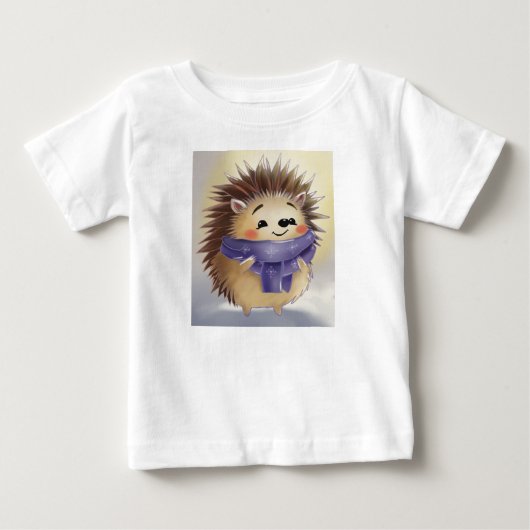ビロードのハリネズミ ベビーTシャツ (正面)