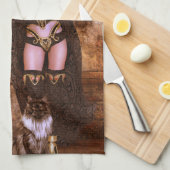 ビロードの影の神秘的な キッチンタオル (四つ折り)