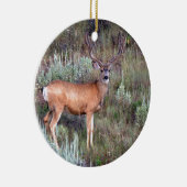 ビロードの木びき台 セラミックオーナメント (右)