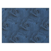 ビロードの青のバラ テーブルクロス (正面(横))