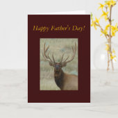 ビロードの頭部の打撃のE10 Bullのオオシカ カード (黄色い花)