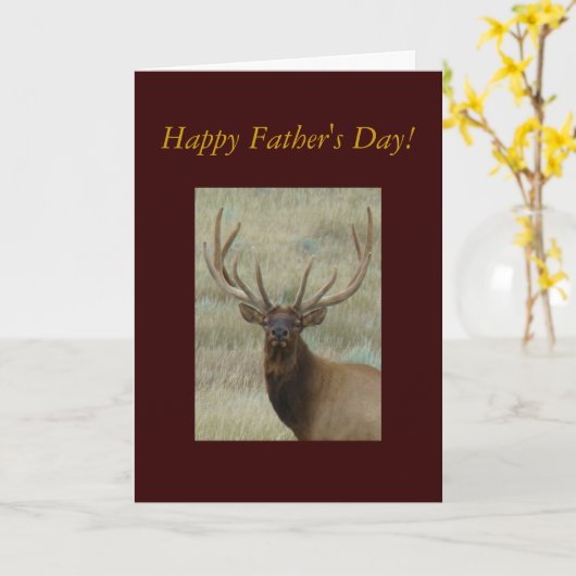 ビロードの頭部の打撃のE10 Bullのオオシカ カード (黄色い花)