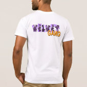 ビロードのGang® Sharkyの役人のティー Tシャツ (裏面)