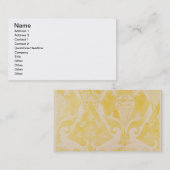 ビロードまたは絹のbrocatelle 1850年のために設計して下さい(penc 名刺 (正面/裏面)