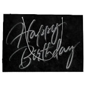ビロードグランジオニキス | バンピーブラックハッピーバースデー ラージペーパーバッグ (裏面)