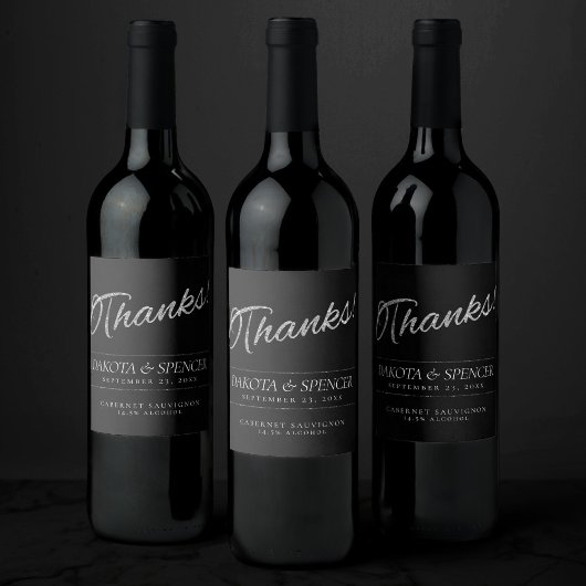 ビロードグランジオニキス | 深いバンピージェットブ感謝していラック ワインラベル