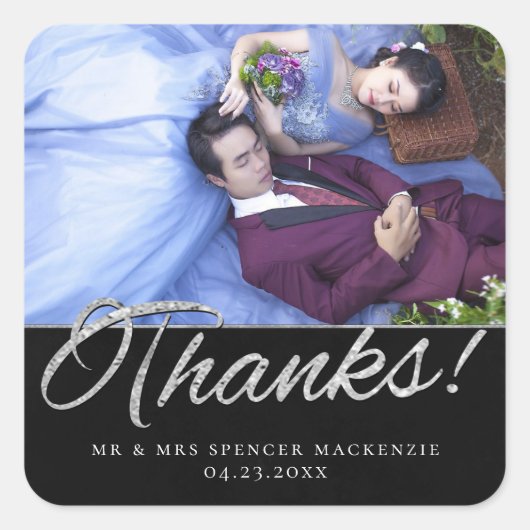 ビロードグランジオニキス | Vampy Jetブラック感謝してい写真 スクエアシール (正面)