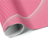 ビロードピンクの輪郭付き四角い渦 ラッピングペーパー (ロールコーナー)