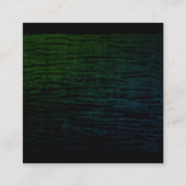 ビロードフェイクグリーンシアーズプリント スクエア名刺 (裏面)