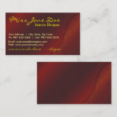 ビロードペイズリー 名刺 (正面/裏面)