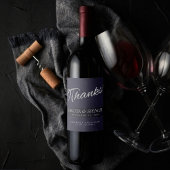 ビロード・アイグランジゴ | ミッドナイトパープルありがとう ワインラベル