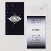 ビロード&スチール 名刺 (正面/裏面)