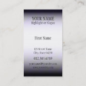 ビロード&スチール 名刺 (裏面)