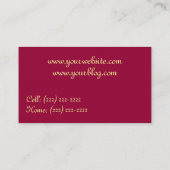 ビロード 名刺 (裏面)