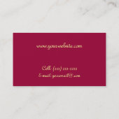 ビロード 名刺 (裏面)