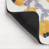 ビワおよびバッタ マウスパッド (コーナー)