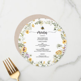 ビワイルドフラワーベビシャワーメニュー メニュー