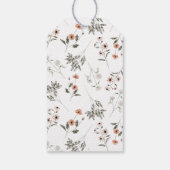 ビワイルドフラワー赤ちゃんシャワー ギフトタグ (裏面)