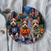 ビワーテリー ハロウィン かぼちゃのお菓子入れ衣装 缶バッジ (インサイチュ)