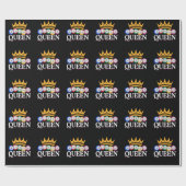 ビンおもしろいゴガールビンゴボールズクイーン ラッピングペーパー (フラット)