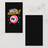 ビンおもしろいゴプレーヤー69ジョーク 名刺 (正面/裏面)