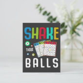 ビンおもしろいゴボール好きで賭博ファンのユーモア ポストカード (スタンド正面)