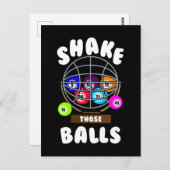 ビンおもしろいゴ賭博ジョークビンゴ ポストカード (正面/裏面)