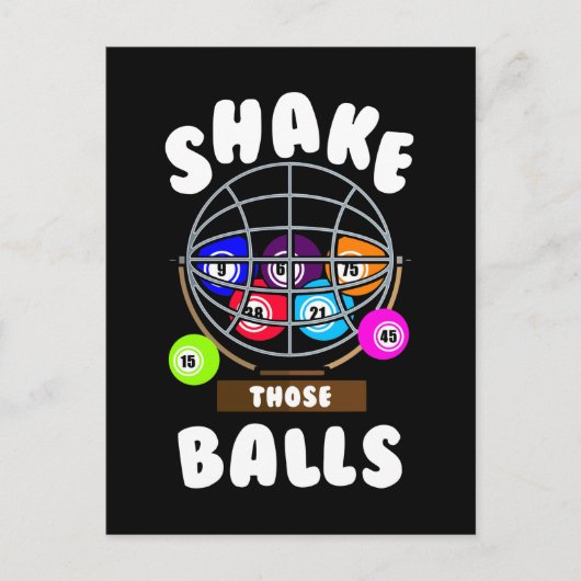 ビンおもしろいゴ賭博ジョークビンゴ ポストカード (正面)