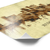 ビンガムトンニューヨークシティスケープ フォトプリント            (角)