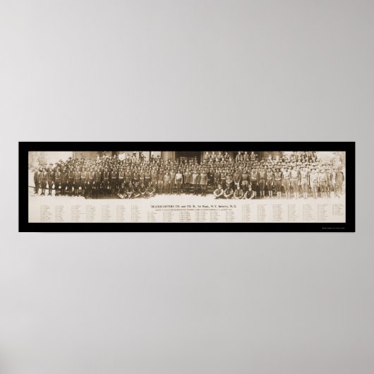 ビンガムトン兵士の写真1917 ポスター (正面)