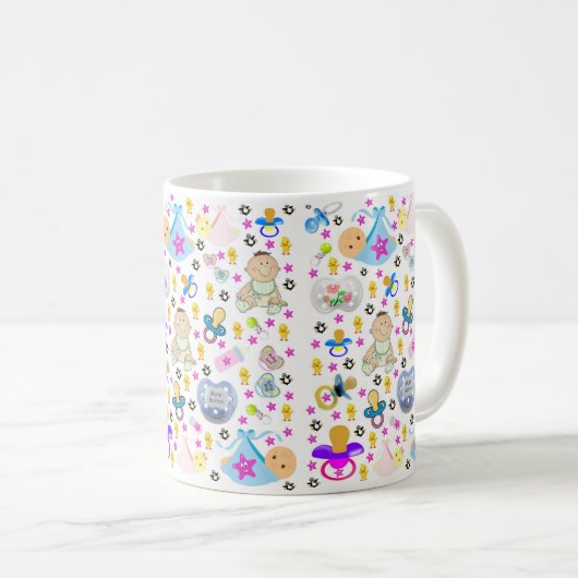 ビンクパシファイヤーマグ コーヒーマグカップ (正面右)