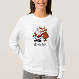 ビングル・ジェルズ・サンタ&ルドルフ ホリデーTシャツ Tシャツ