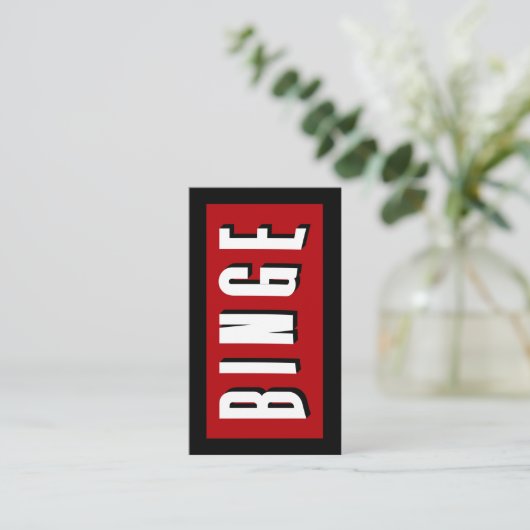 ビンゲシリーズFLIX 名刺 (スタンド正面)