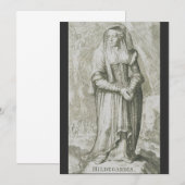 ビンゲンのヒルデガルト 中世の神秘主義者 招待状 (正面/裏面)