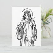 ビンゲンの聖ヒルデガルト 中世の神秘主義者 招待状 (スタンド正面)