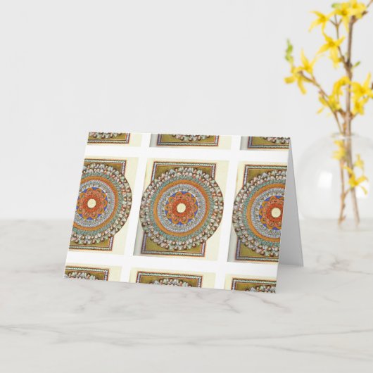 ビンゲン山 カード (黄色い花)