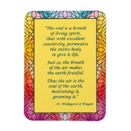 ビンゲン引用文磁石のセント・ヒルデガール マグネット