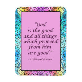 ビンゲン引用文磁石のセント・ヒルデガール マグネット