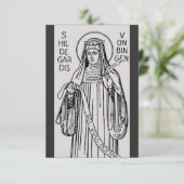 ビンゲン・ベネディクト修道院の聖ヒルデガード サンキューカード (スタンド正面)